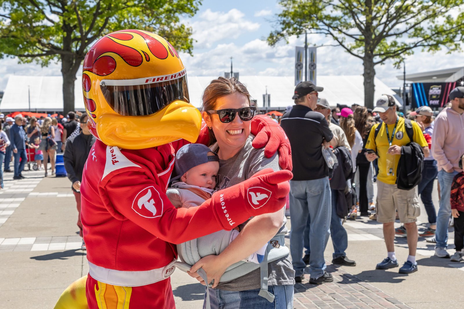 Firehawk With Mom And Son At Indianapolis