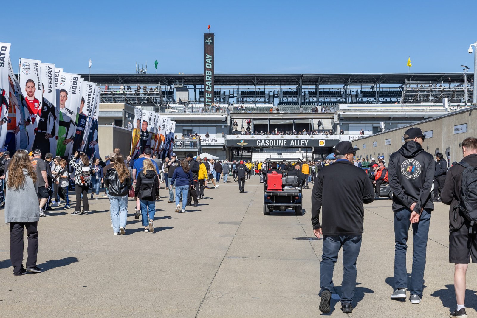 Gasoline Alley At Indianapolis