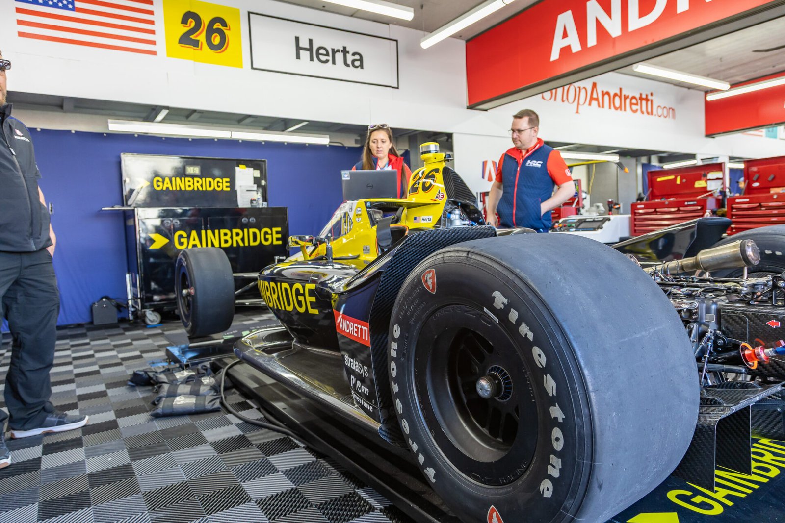 Inside The Garage Of Colton Herta At Indianapolis