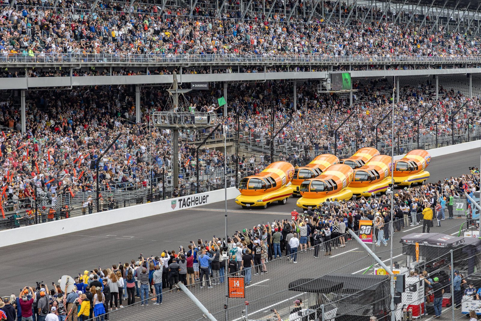 Oscar Mayer Wienermobiles Take Green Flag In First Weenie 500 At Indianapolis 2025
