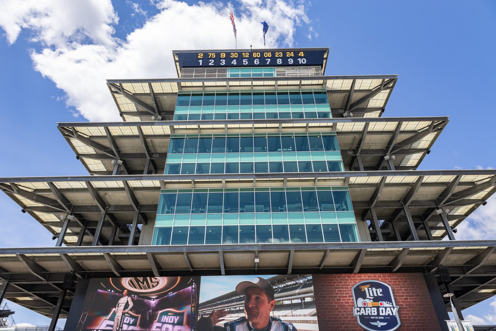 View Of Pagoda From Pavillion At Indianapolis