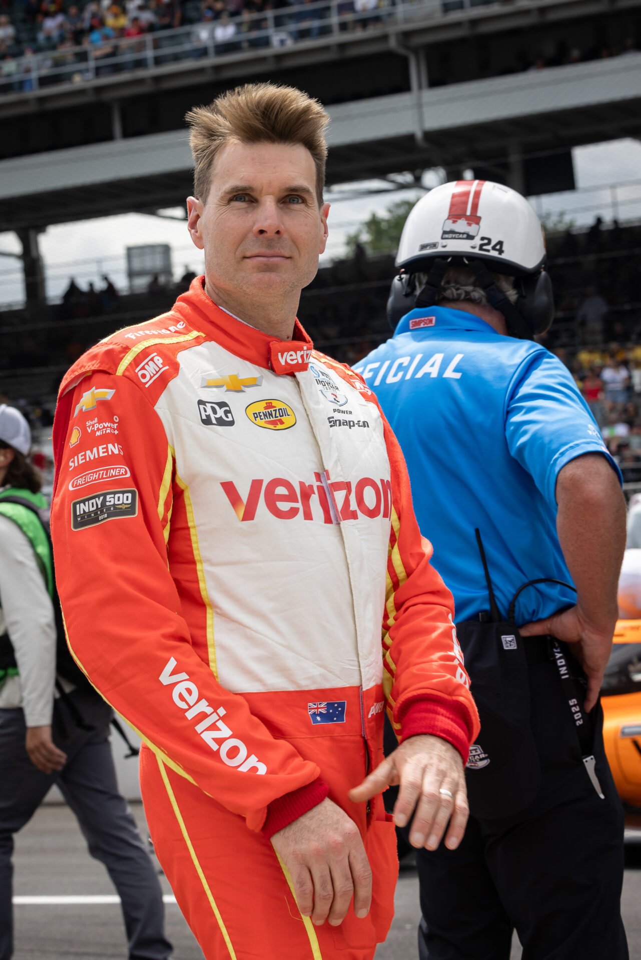 Will Power At Pit Stop Contest At Indianapolis 2025
