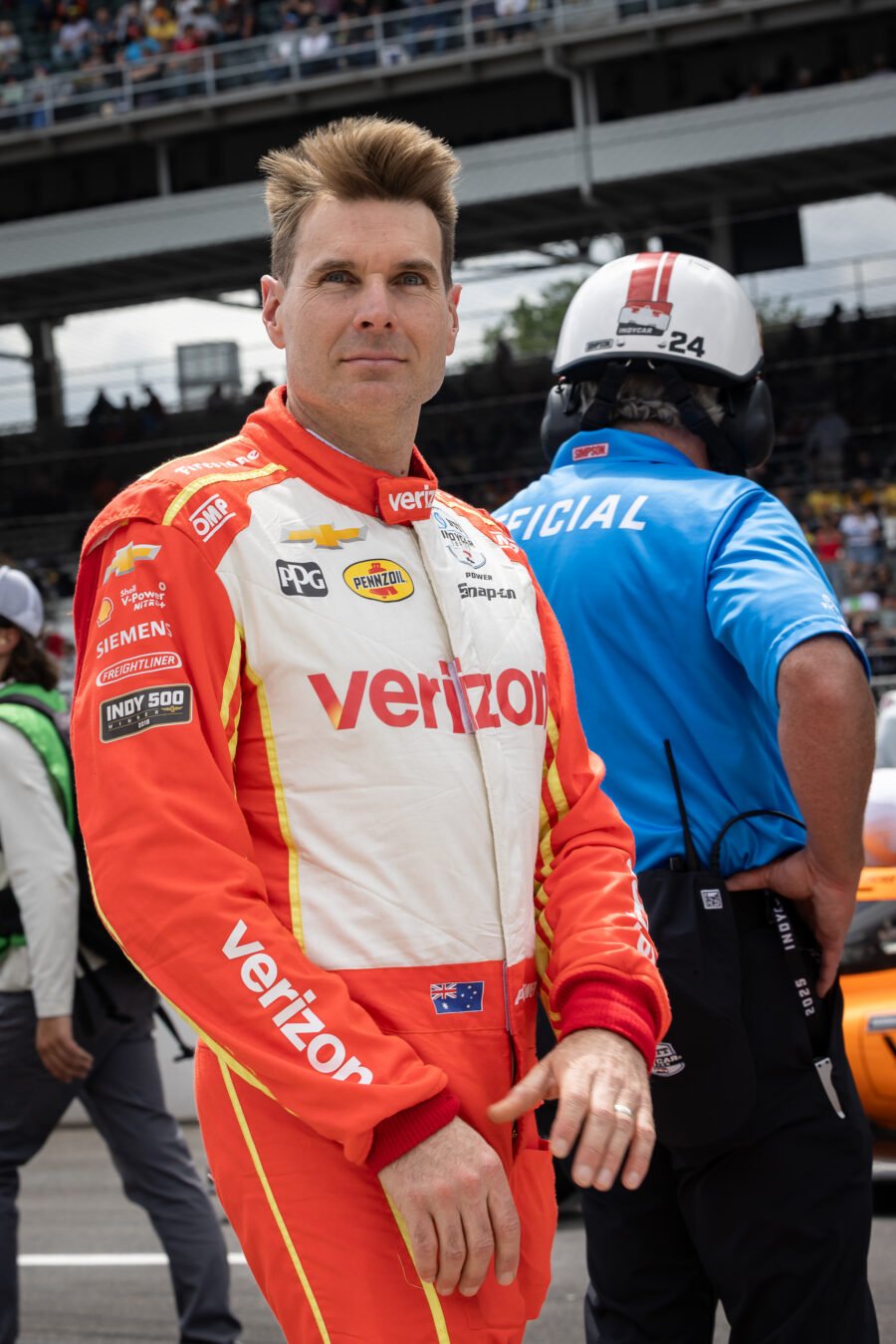 Will Power At Pit Stop Contest At Indianapolis 2025