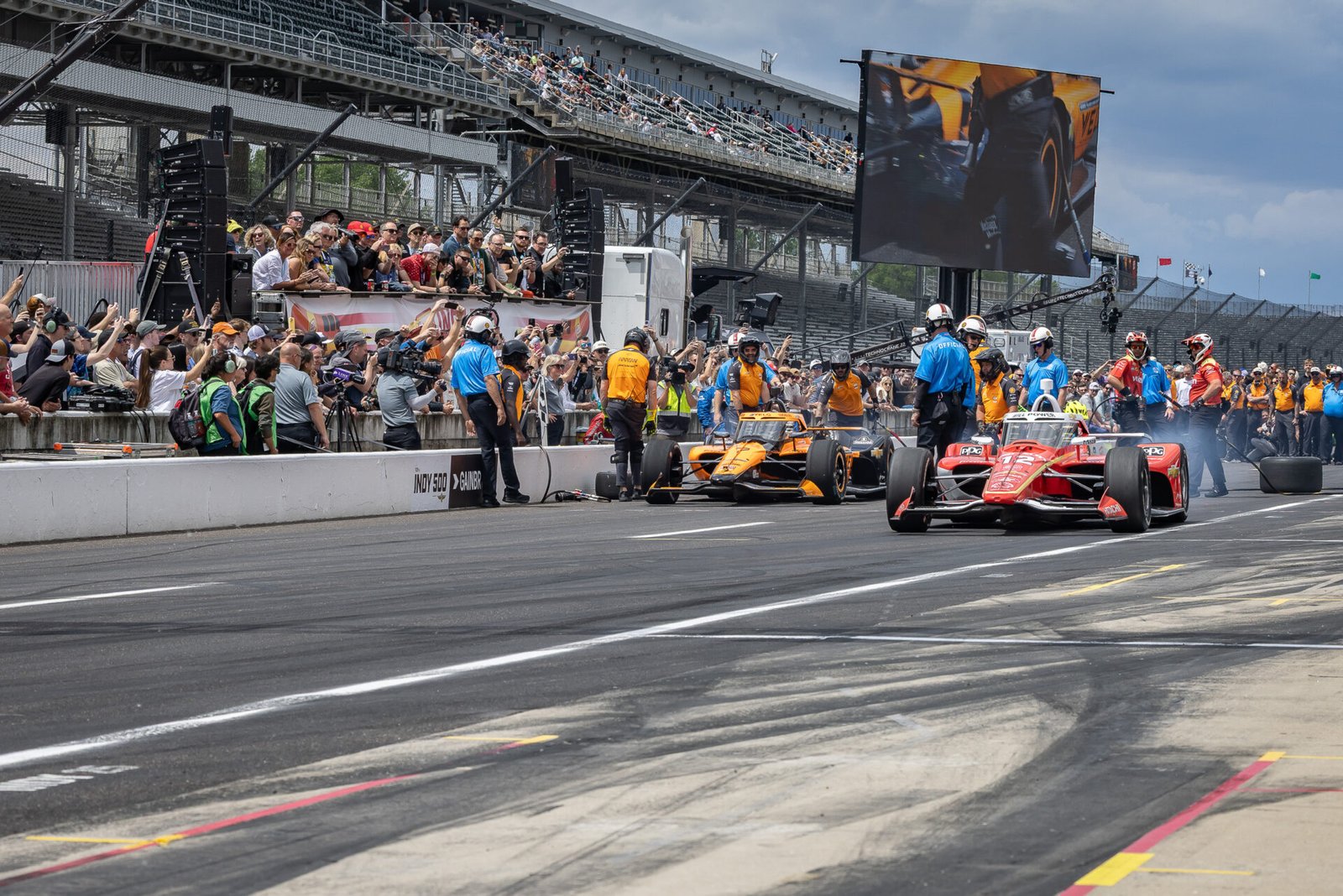Will Power Beats Christian Lundgaard In Pit Contest
