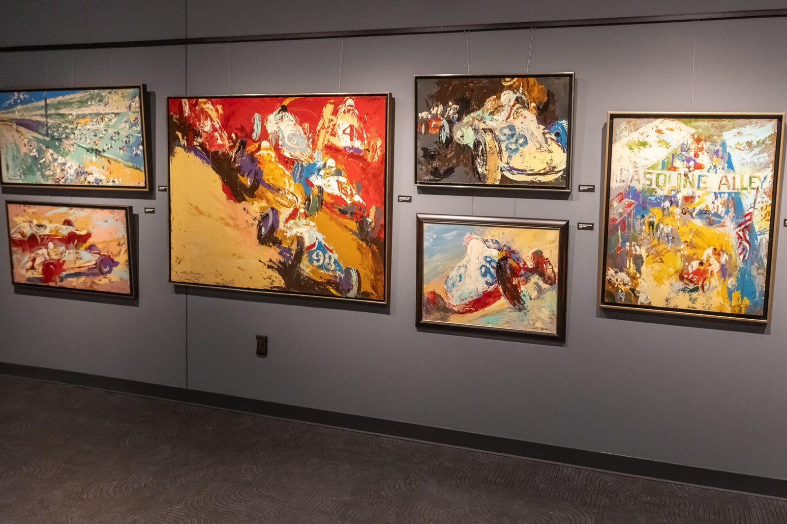 Leroy Niemann Paintings At Indianapolis Motor Speedway Museum