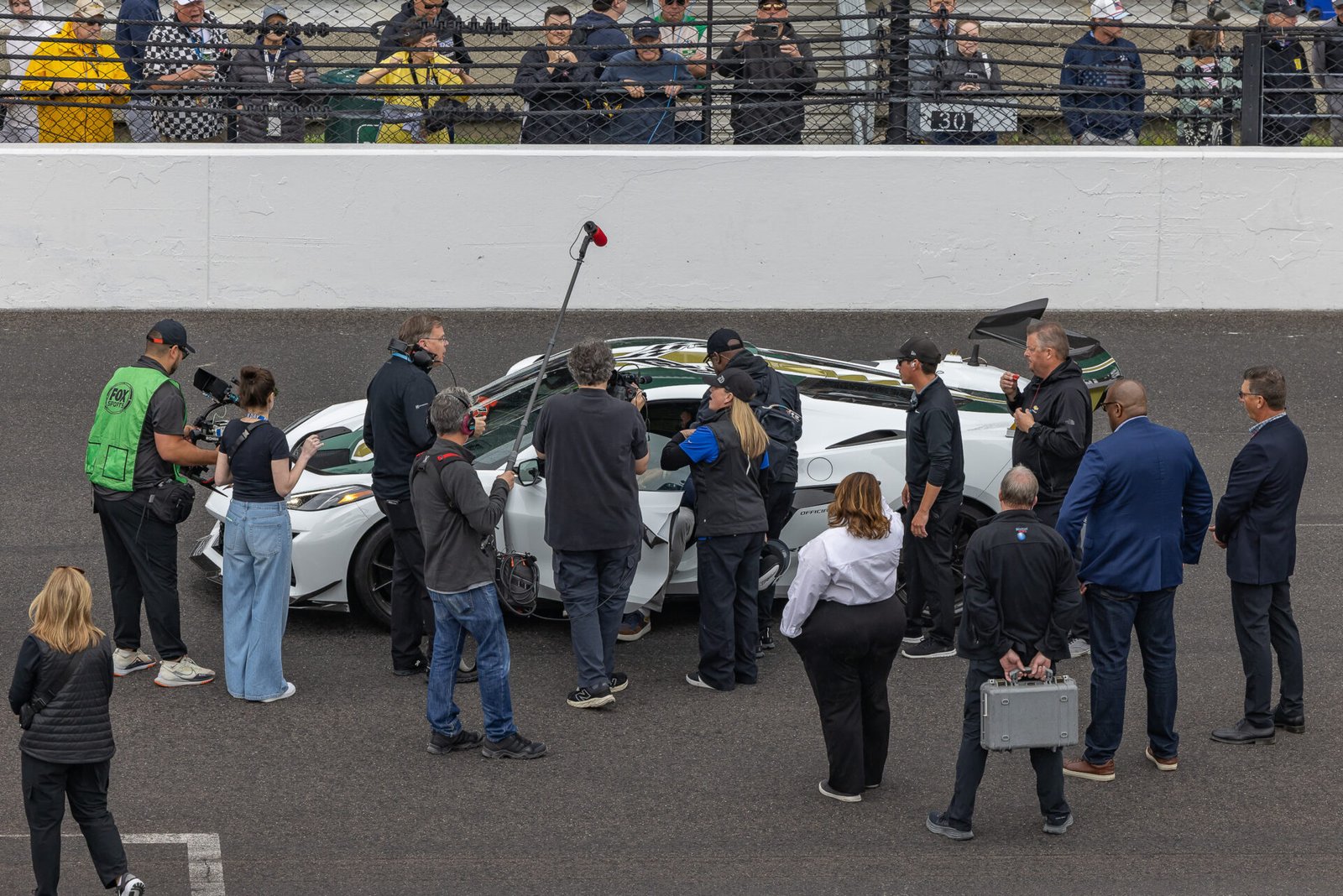 Sarah Fisher Prepares Michael Strahan To Drive Pace Car At 2025 Indy 500