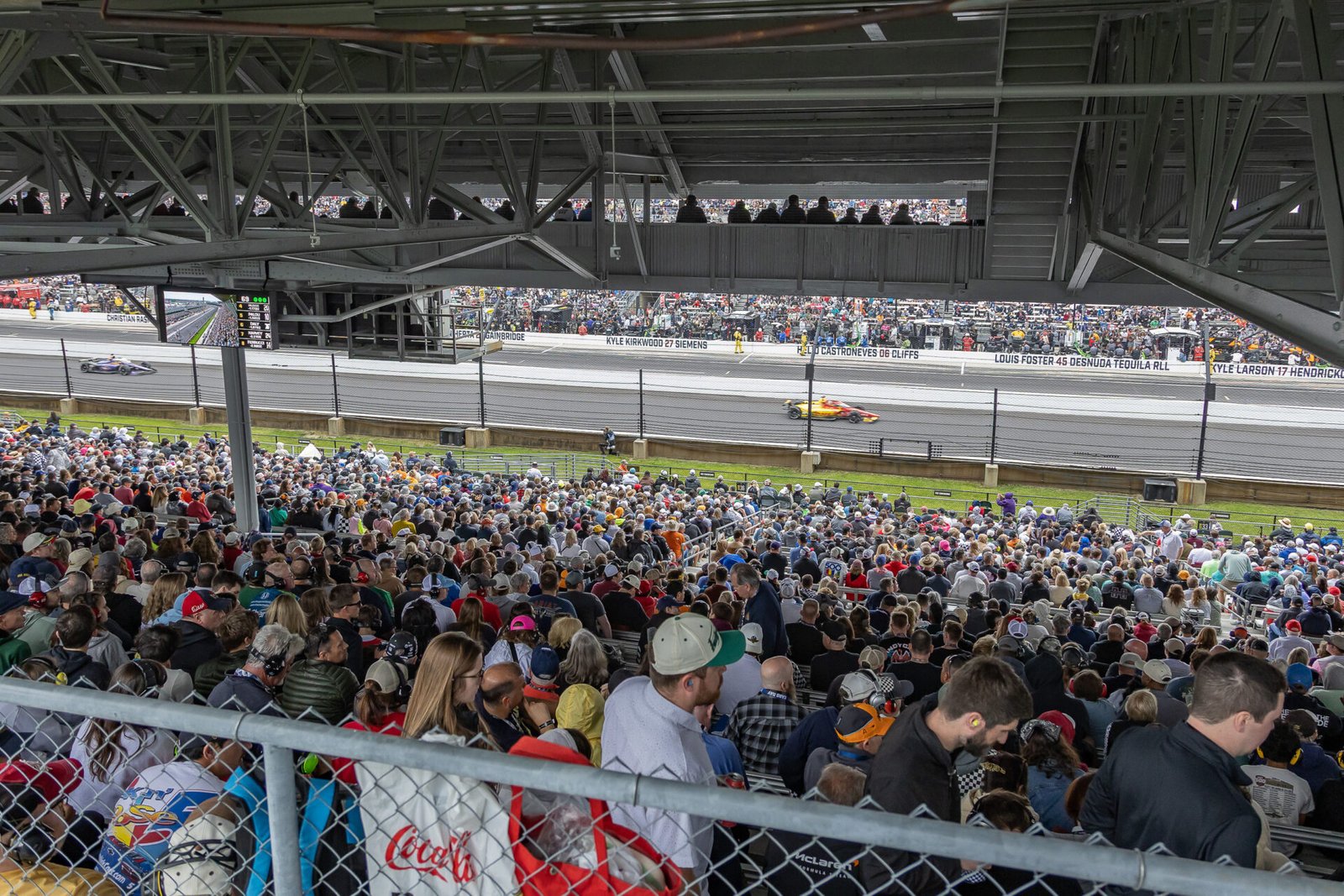 View Of Main Straight At 2025 Indy 500