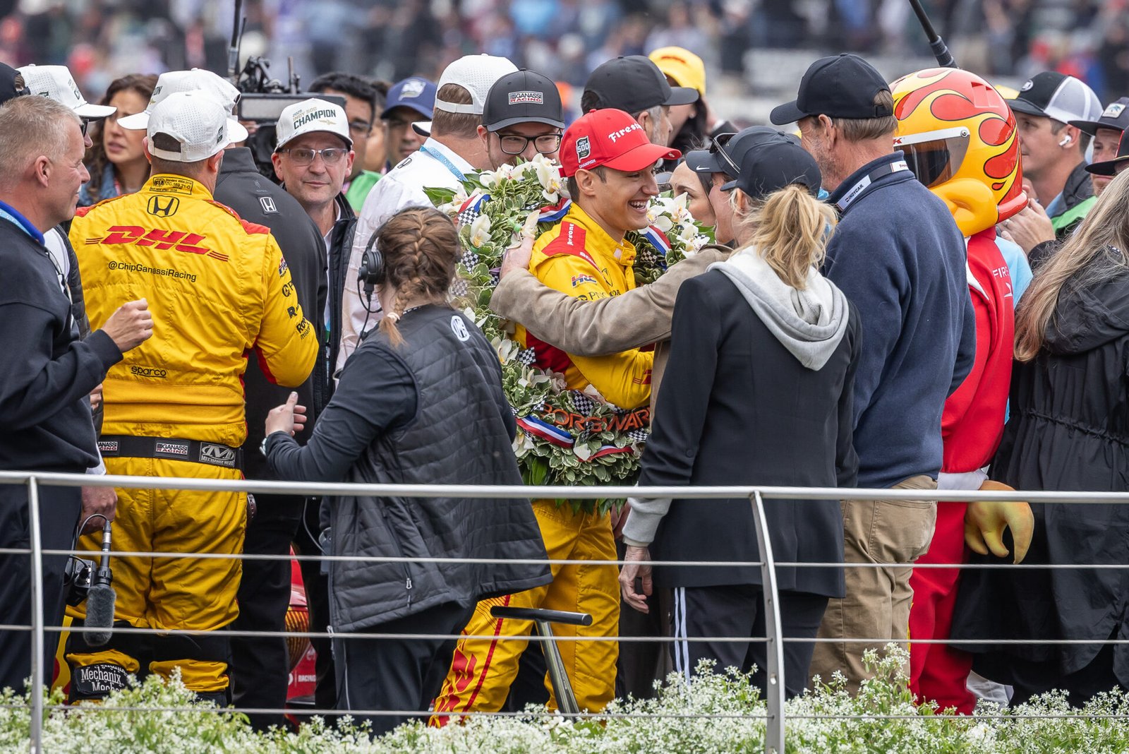 Alex Palou Celebrates 2025 Indy 500 Win In Victory Lane