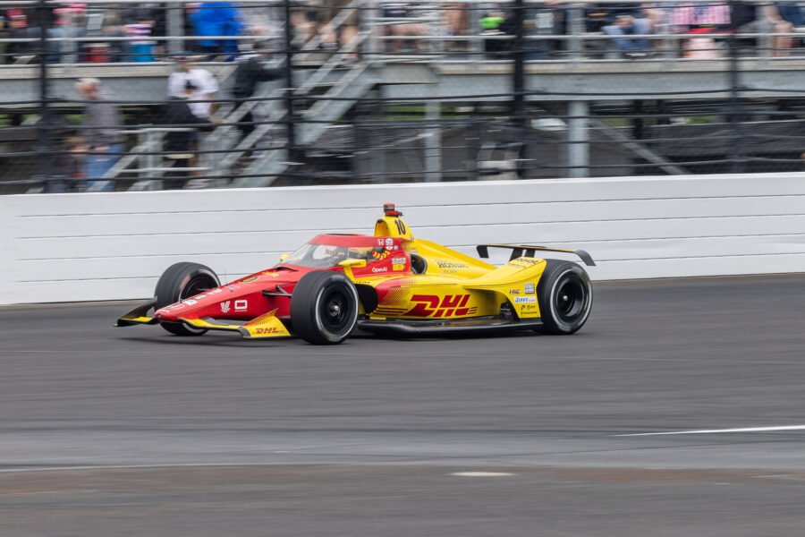 Alex Palou Exits Turn 4 At 2025 Indy 500