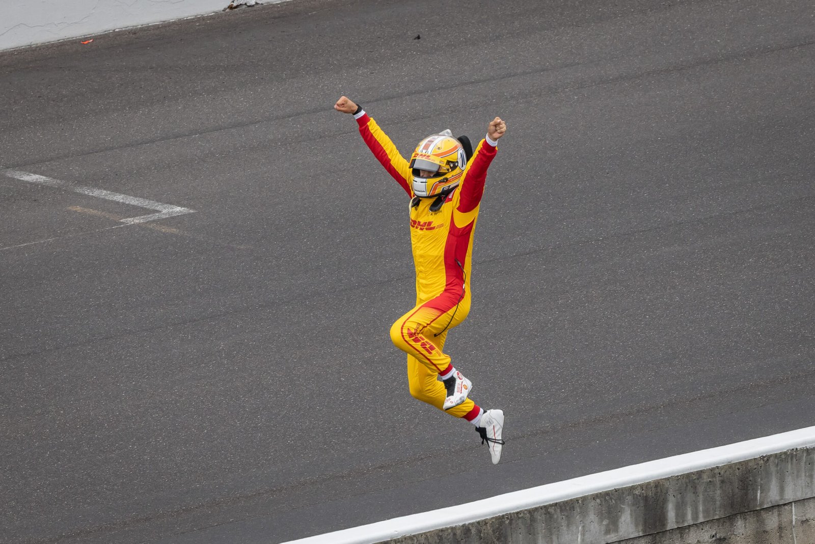 Alex Palou Jumps For Joy After Winning 2025 Indy 500