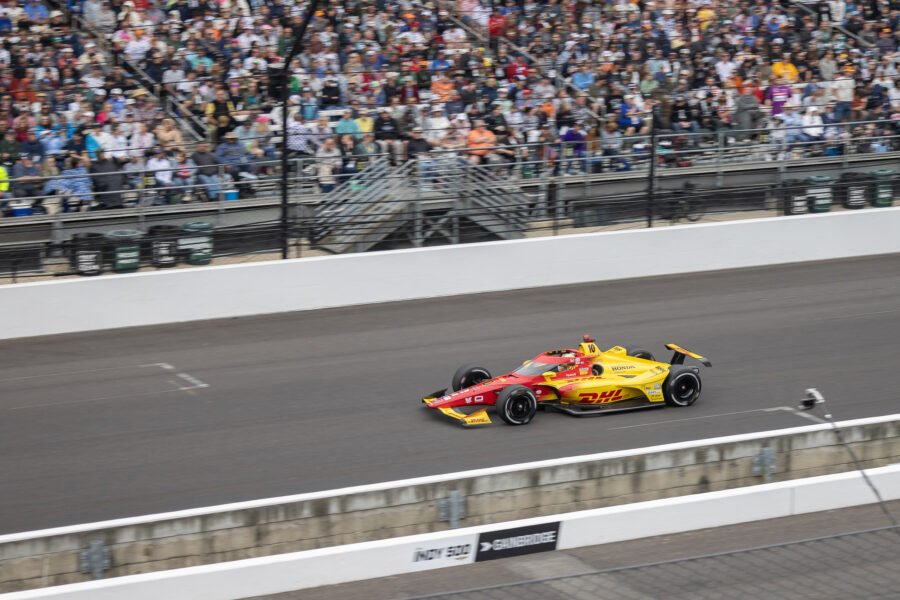 Alex Palou Races By With One Lap To Go In 2025 Indy 500