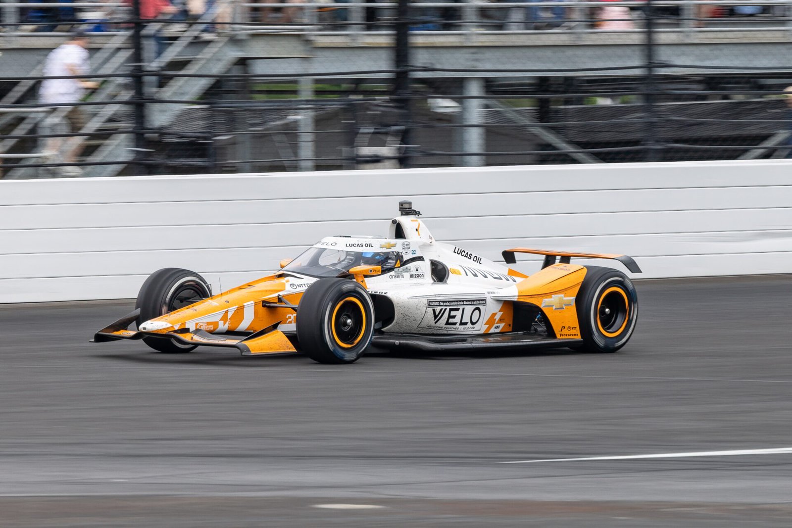 Christian Lundgaard Exits Turn 4 At 2025 Indy 500