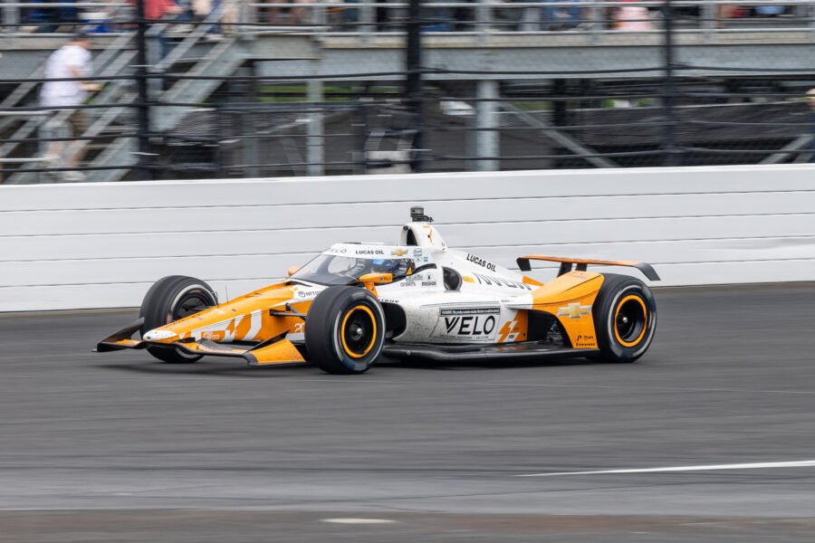 Christian Lundgaard Exits Turn 4 At 2025 Indy 500