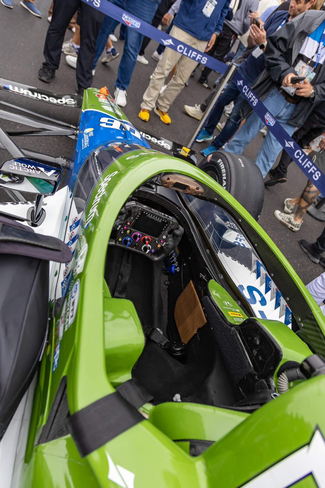 Cockpit Of Helio Castroneves Car At Indianapolis 2025