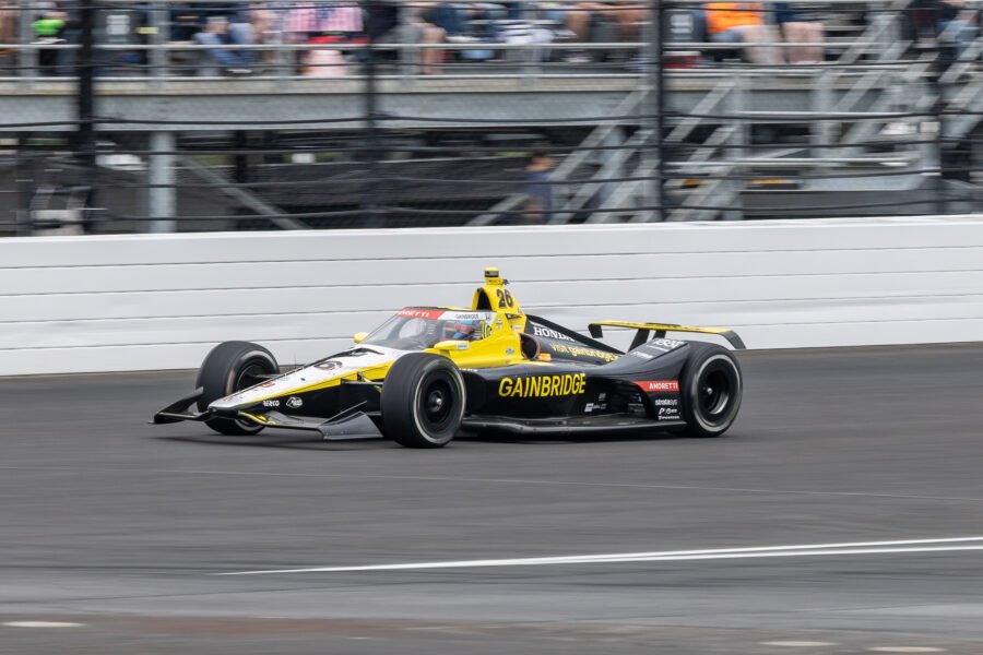 Colton Herta Exits Turn 4 At 2025 Indy 500