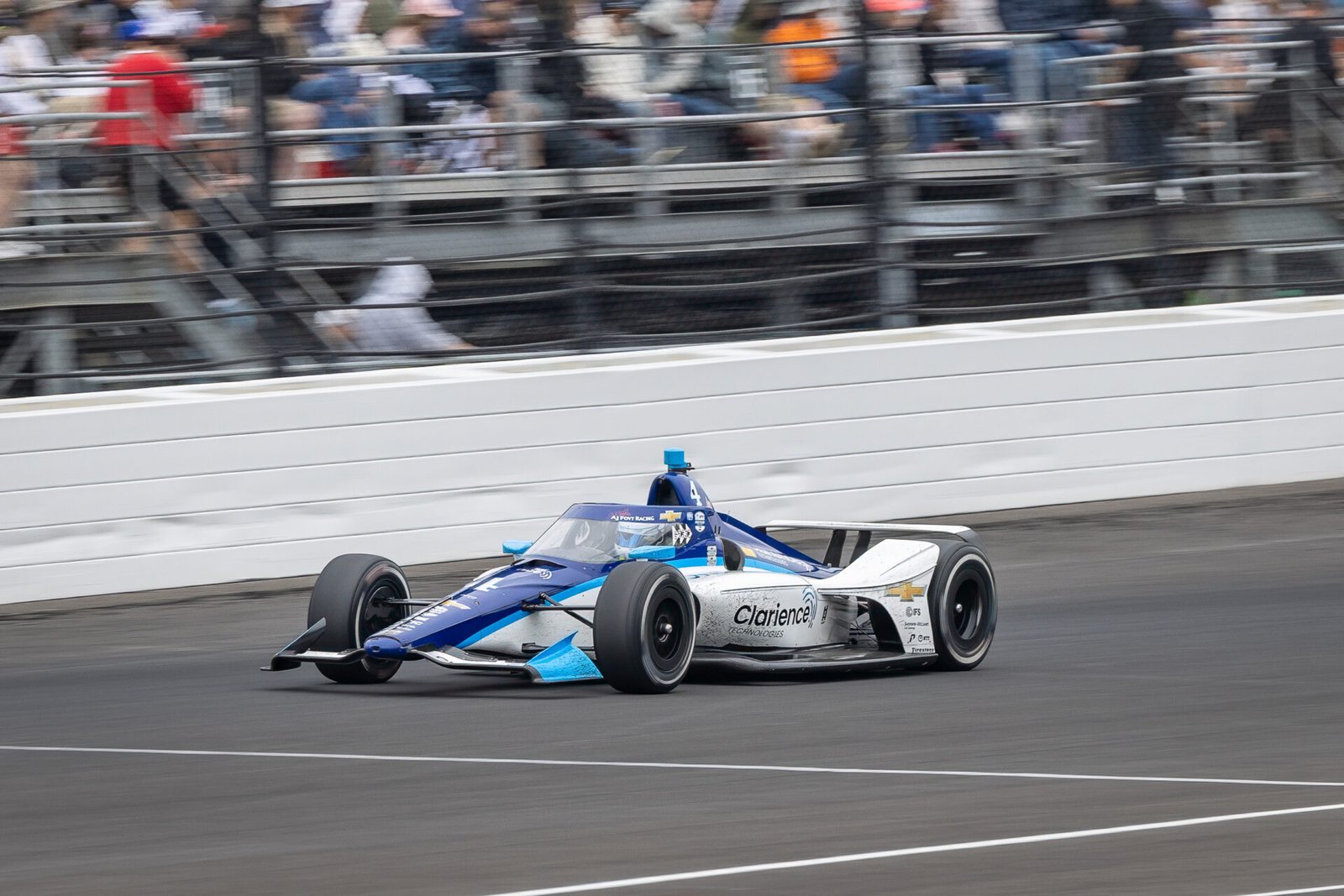 David Malukas Exits Turn 4 At 2025 Indy 500