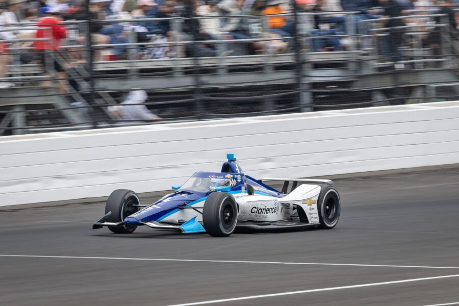 David Malukas Exits Turn 4 At 2025 Indy 500