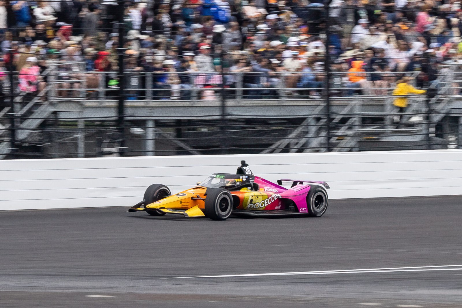 Devlin Defrancisco Exits Turn 4 At 2025 Indy 500