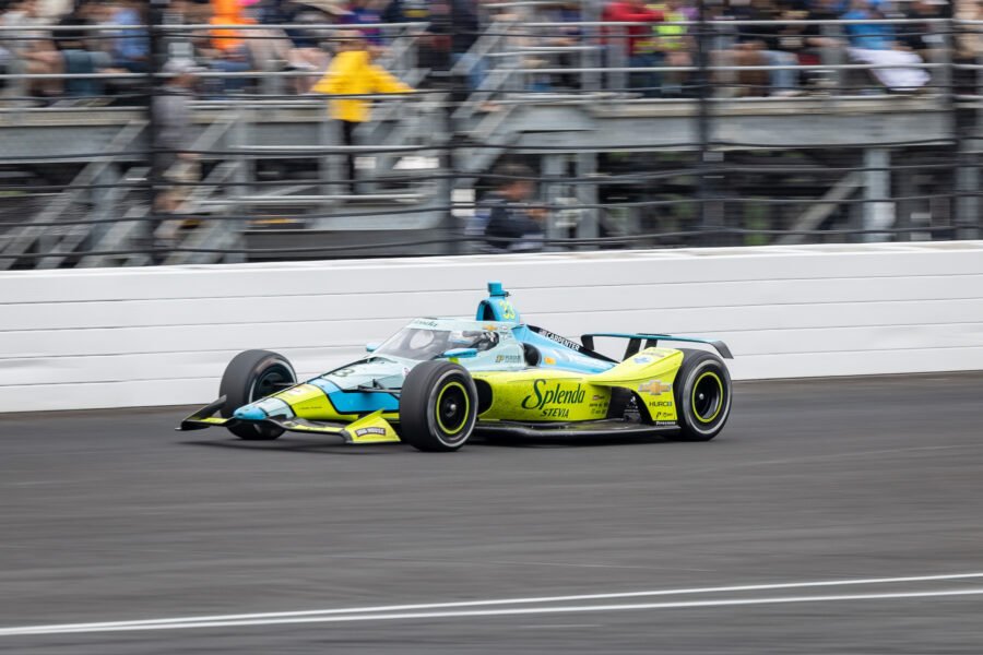 Ed Carpenter Exits Turn 4 At 2025 Indy 500