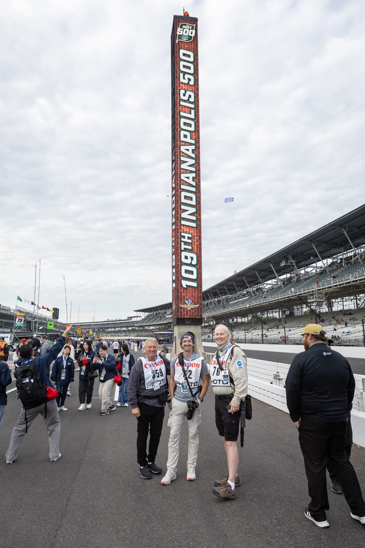 Gary And Fellow Photographers On Pit Lane Before 2025 Indy 500