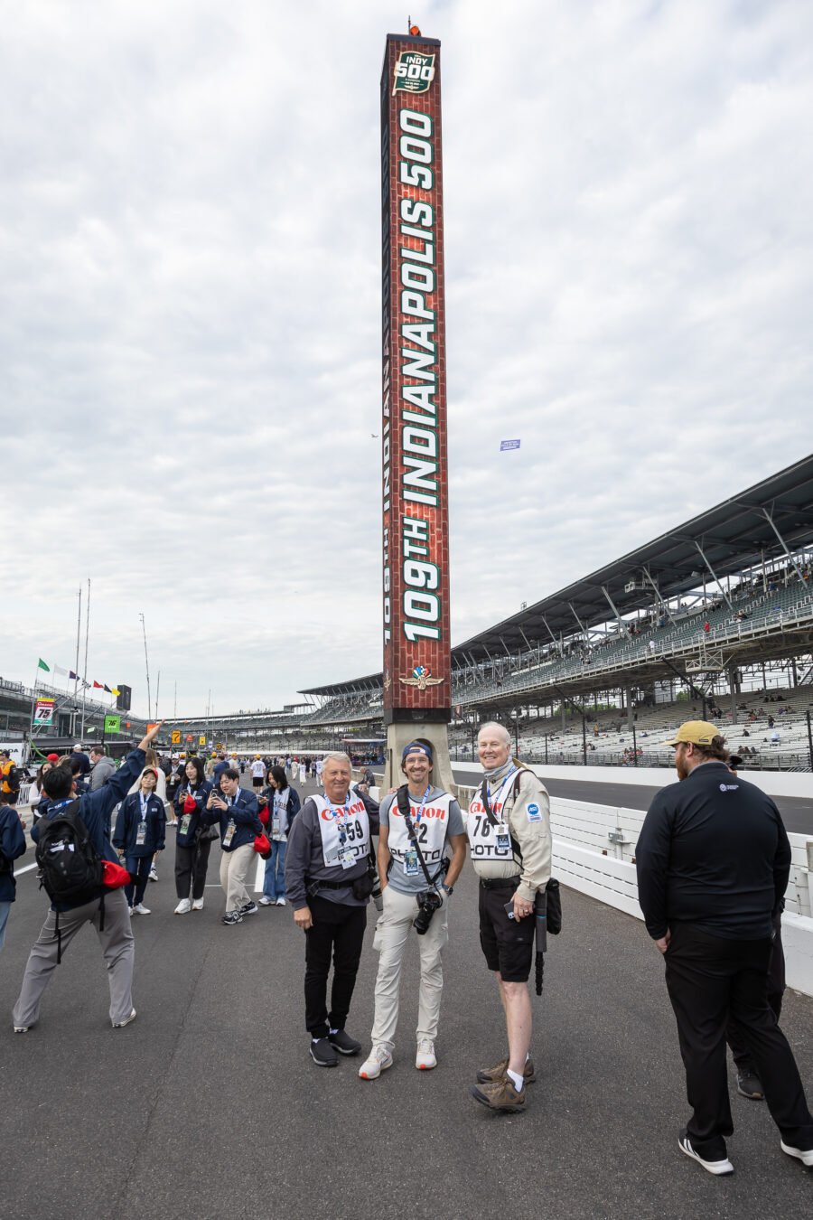Gary And Fellow Photographers On Pit Lane Before 2025 Indy 500