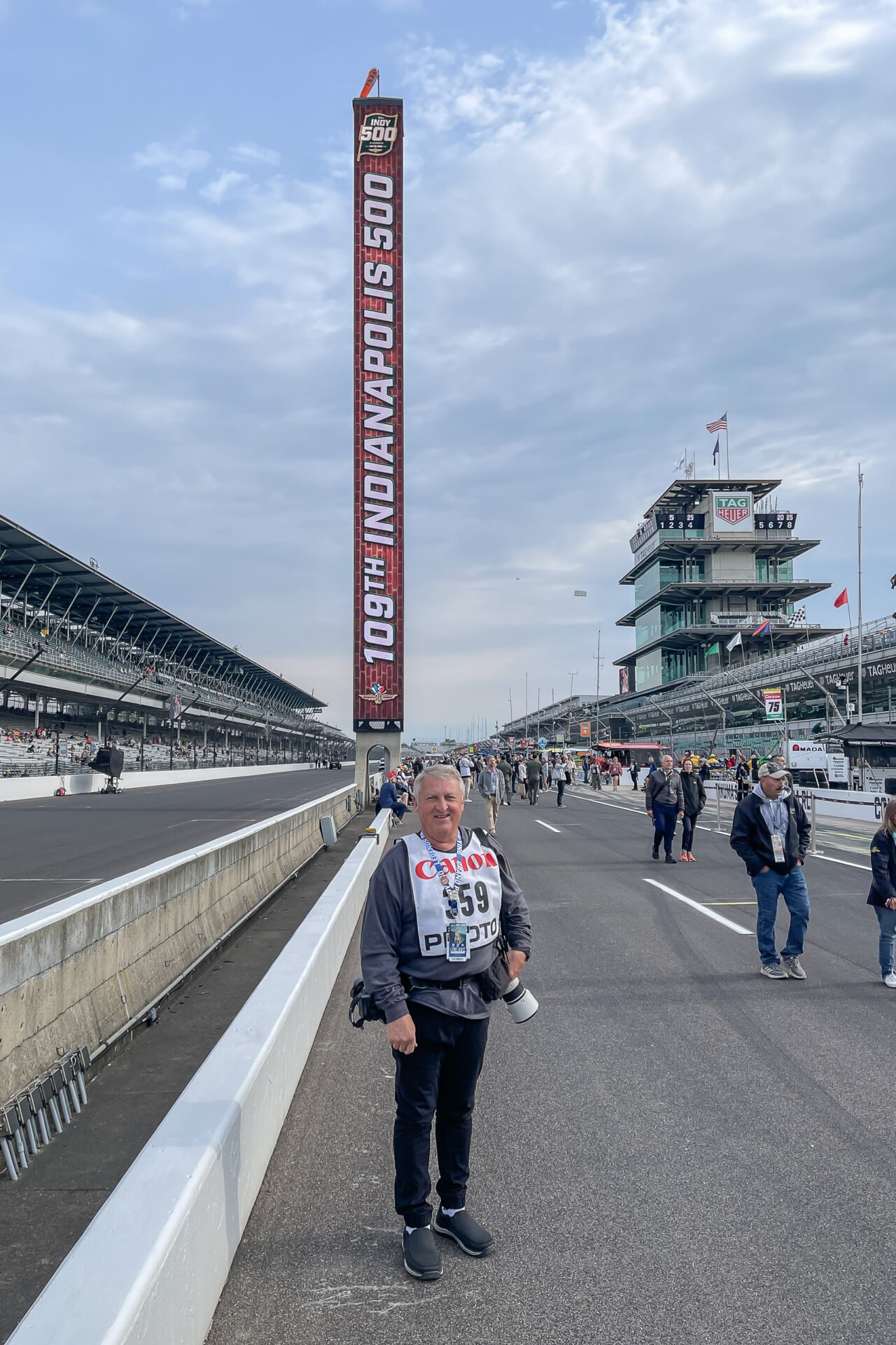 Gary On Pit Lane Before 2025 Indy 500