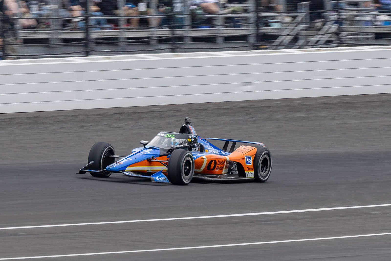 Graham Rahal Exits Turn 4 At 2025 Indy 500