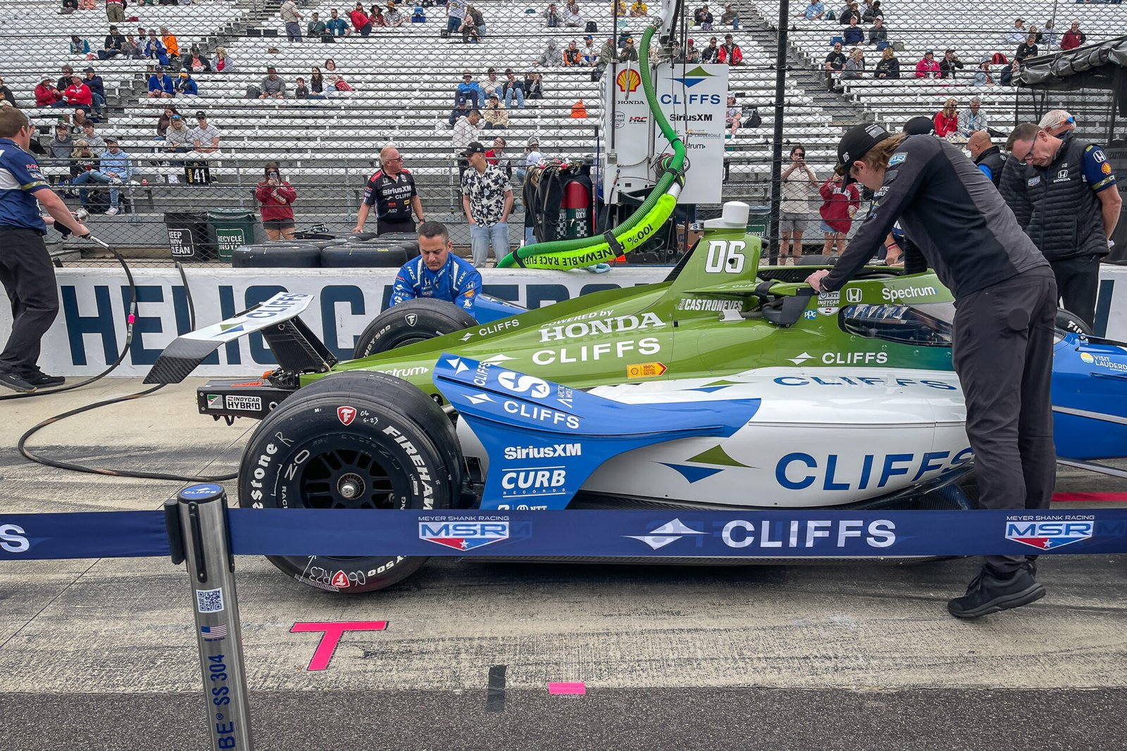 Helio Castroneves Team Make Final Preparations Before 2025 Indy 500