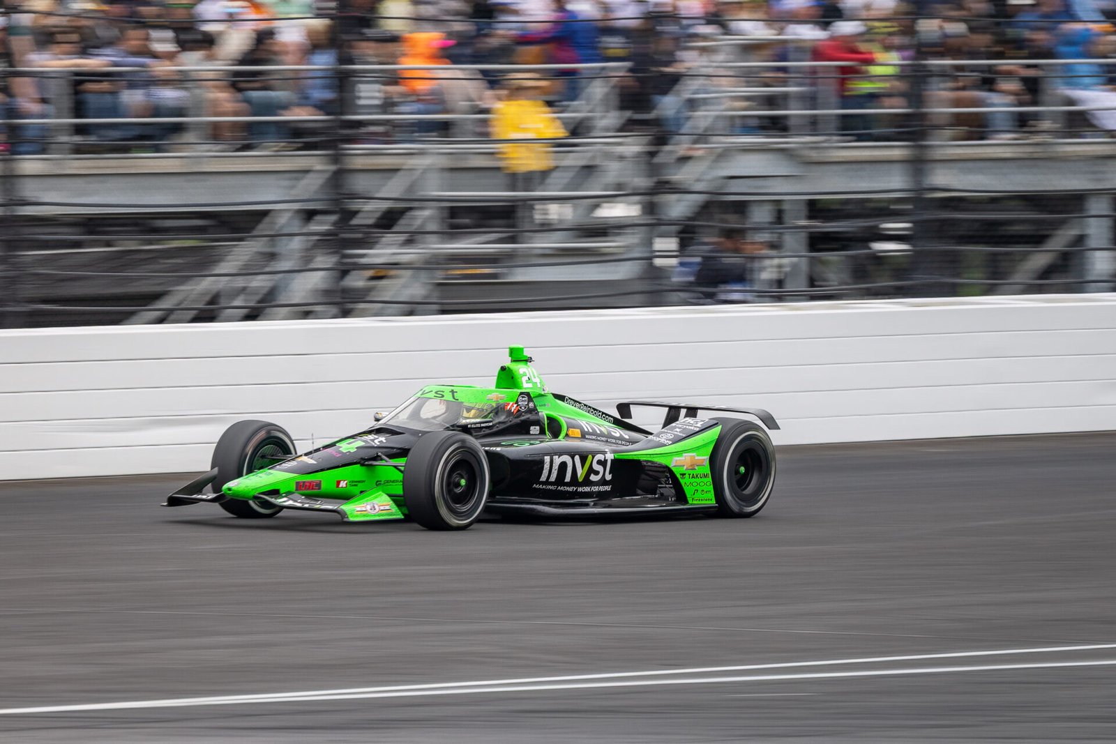 Jack Harvey Exits Turn 4 At 2025 Indy 500