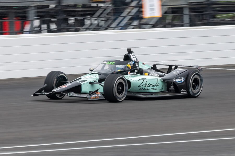 Louis Foster Exits Turn 4 At 2025 Indy 500