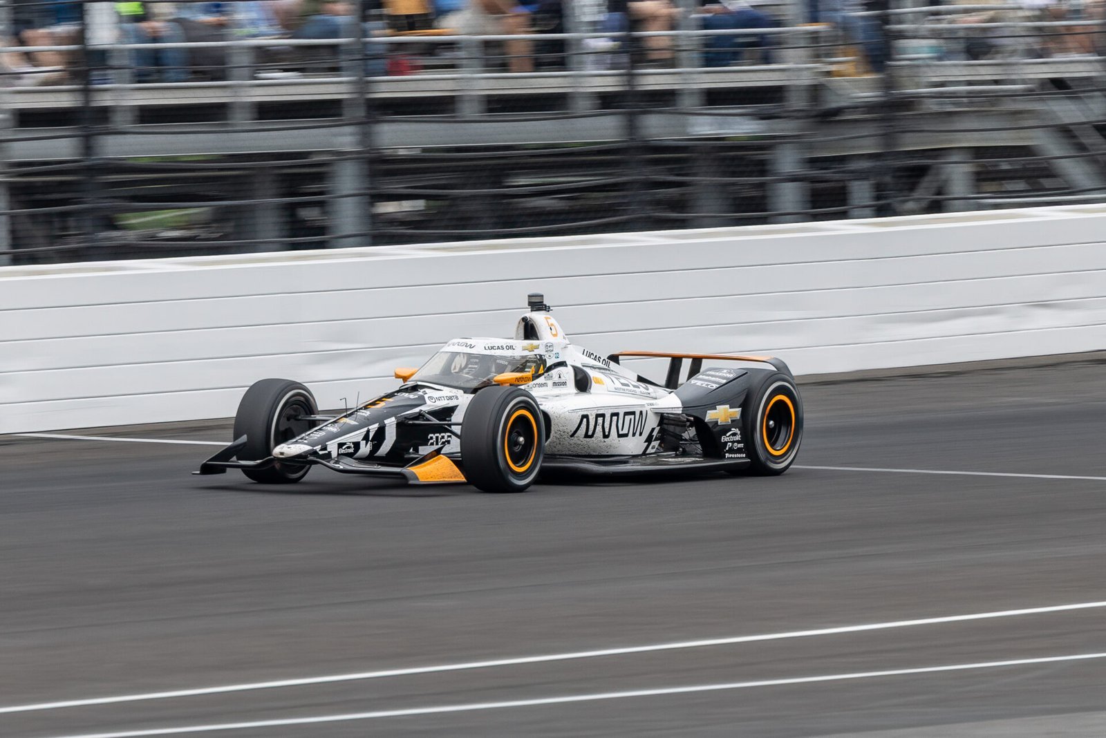 Pato Oward Exits Turn 4 At 2025 Indy 500