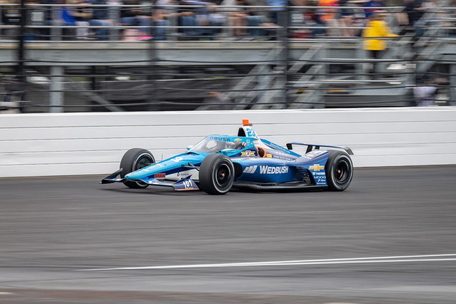 Ryan Hunter Reay Exits Turn 4 At 2025 Indy 500