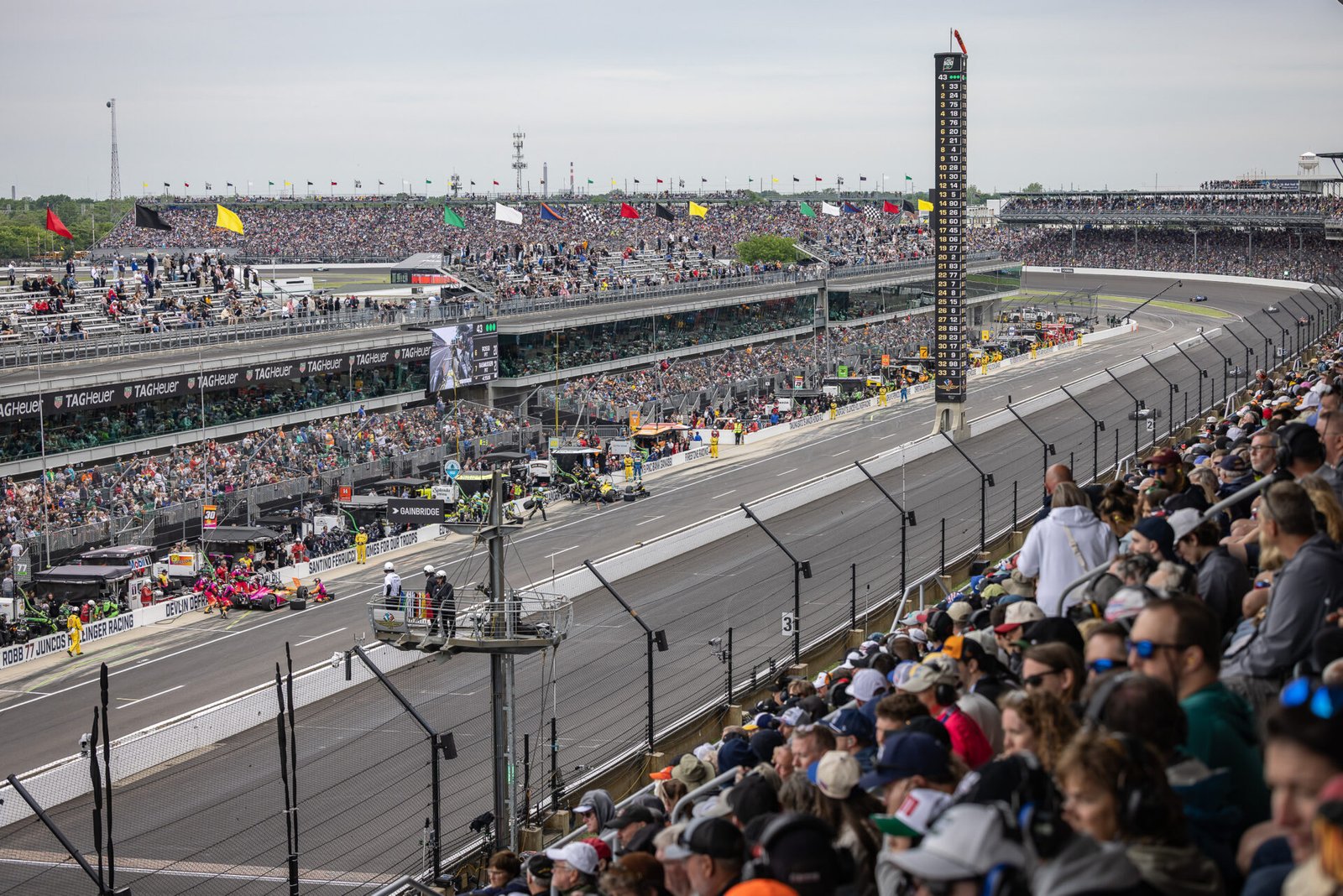 View Of Main Straight Looking Toward Turn 1