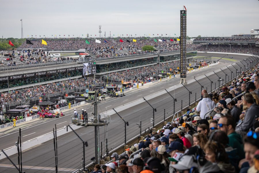 View Of Main Straight Looking Toward Turn 1