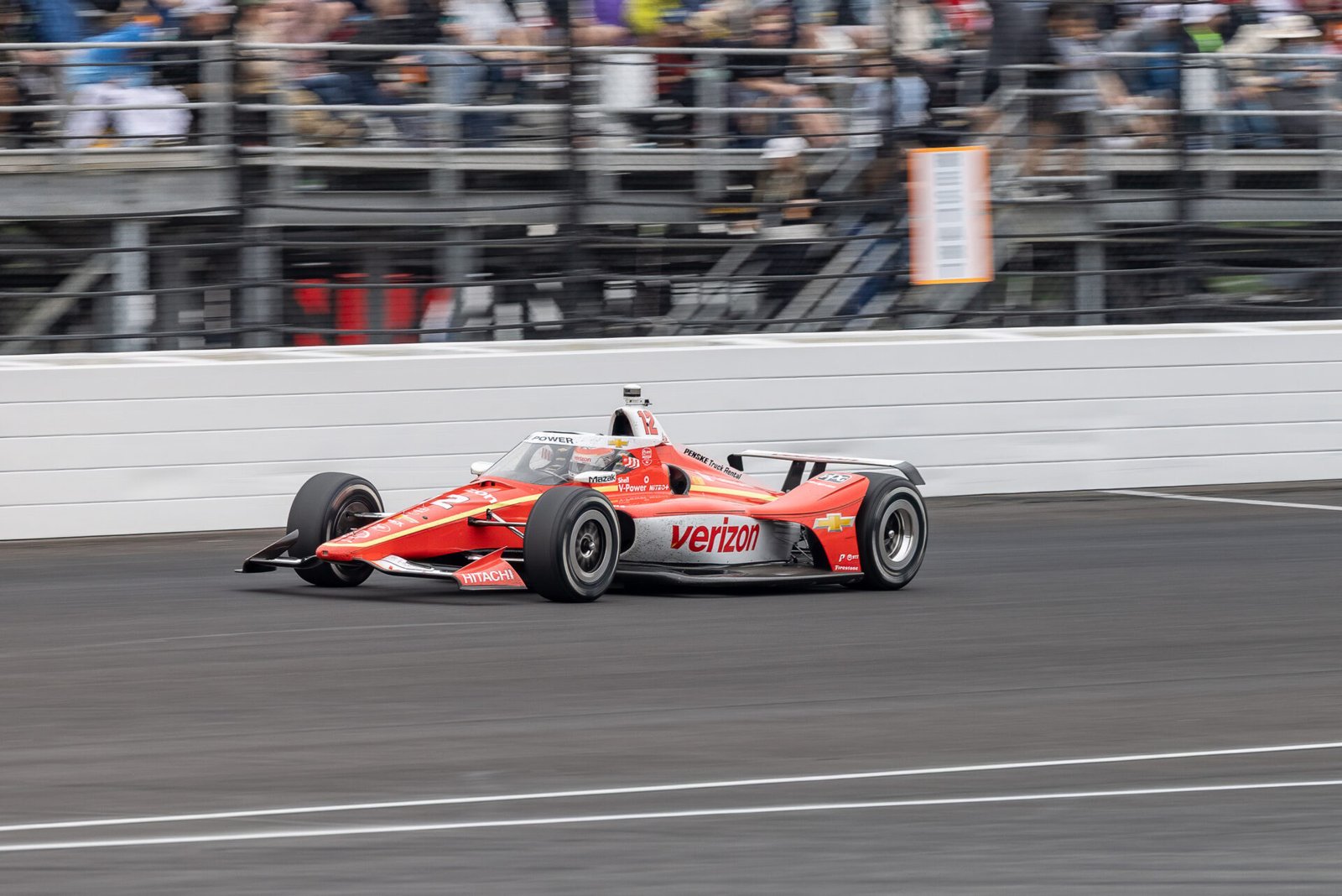 Will Power Exits Turn 4 At 2025 Indy 500