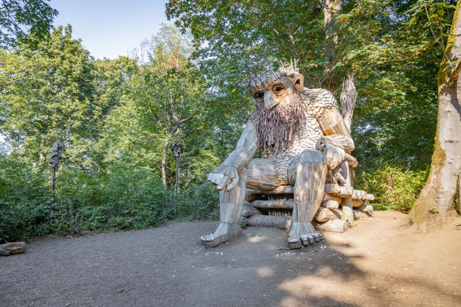 Oscar The Bird King Troll On Vashon Island