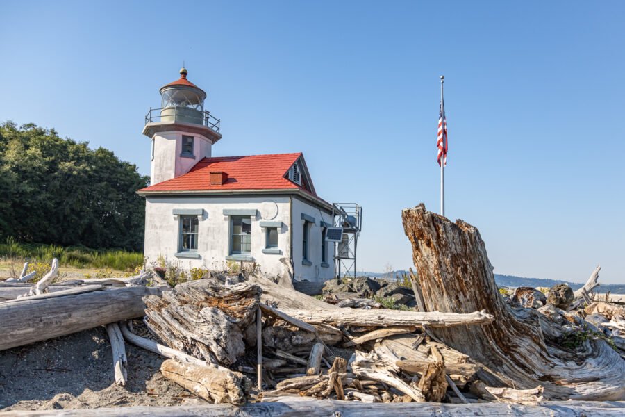 Point Robinson Lighthouse On Vashon Island