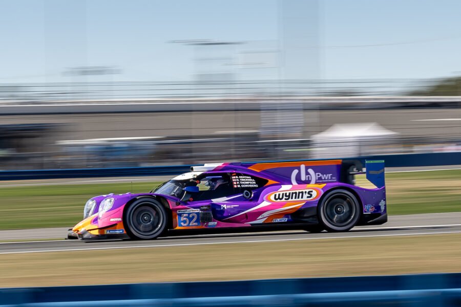 52 Bryan Herta Autosport Lmp2 Heading Toward West Horseshoe At Daytona International Speedway 2026