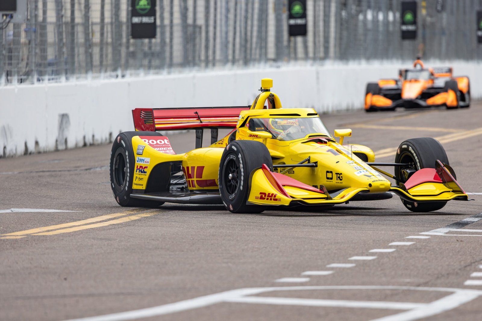 Alex Palou In Turn 10 At St Pete