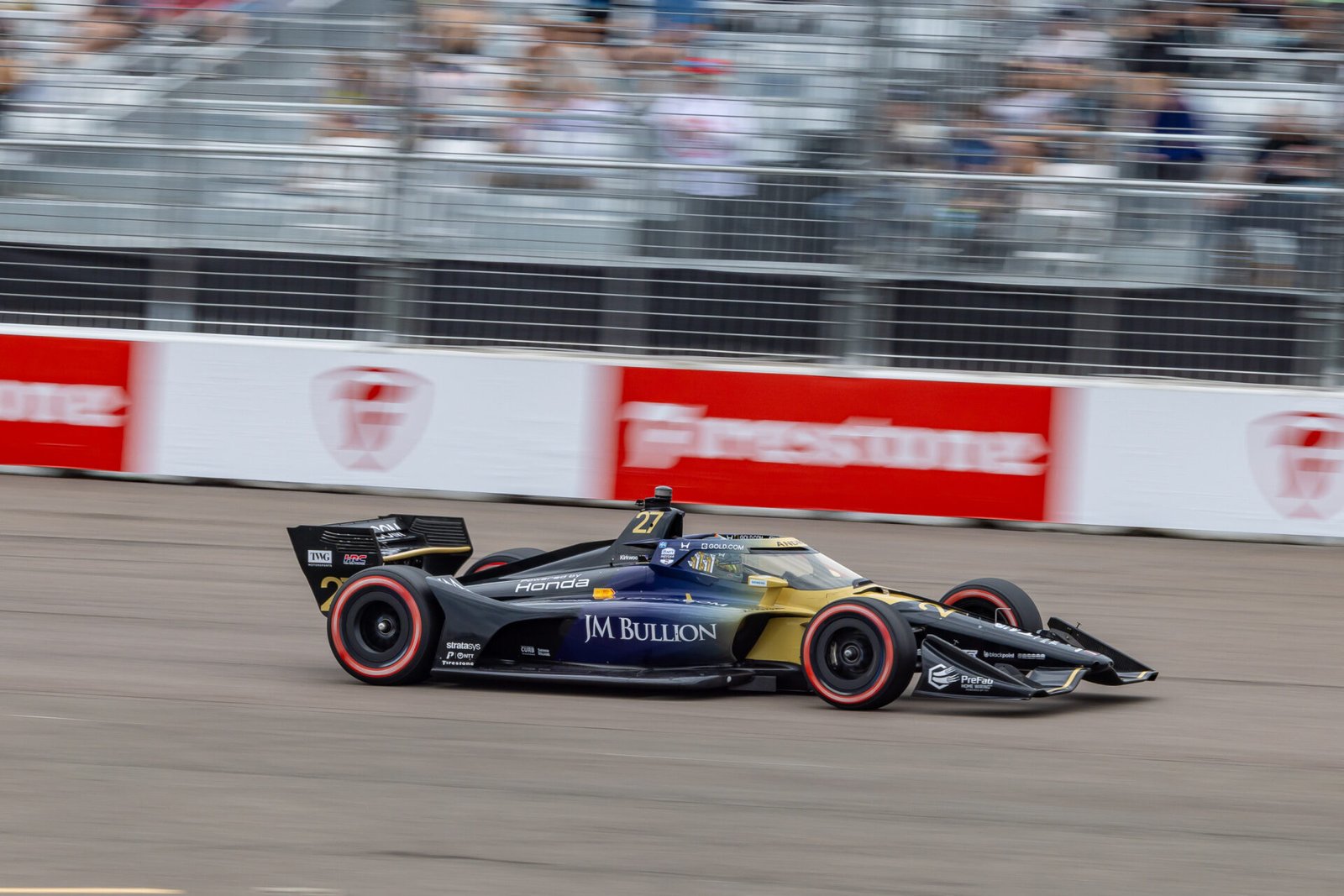 Kyle Kirkwood Exits Turn 1 At St Pete
