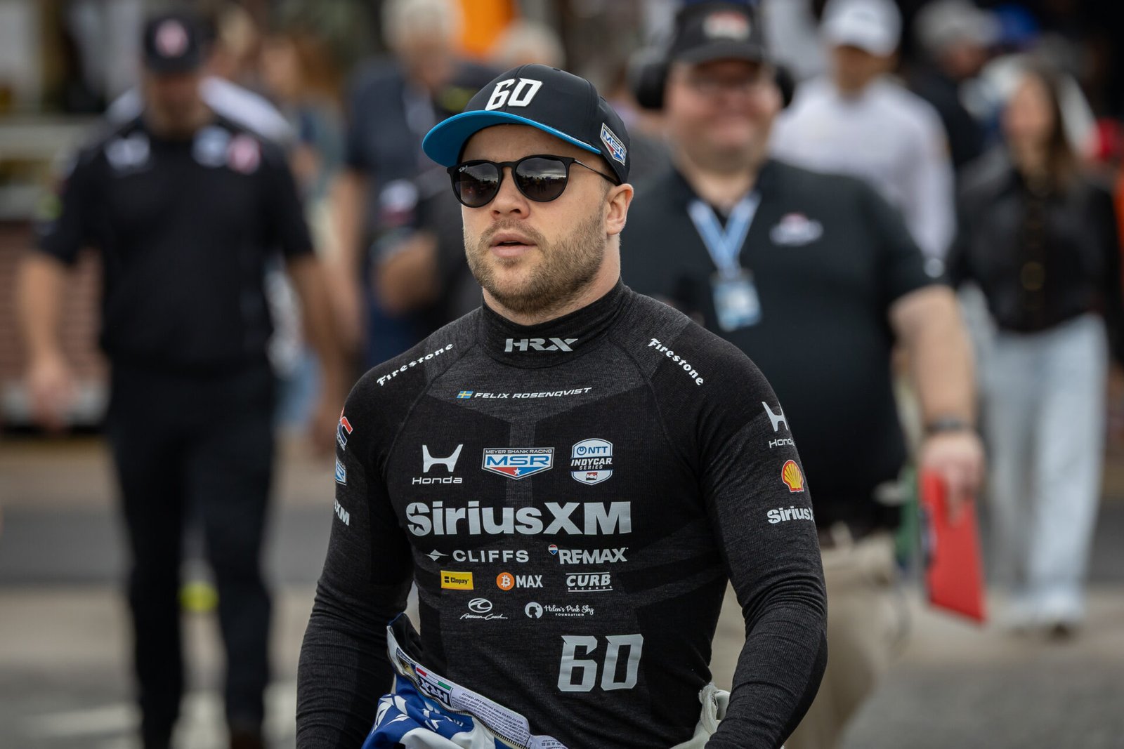Felix Rosenqvist Heading Toward Pit Lane At St Pete