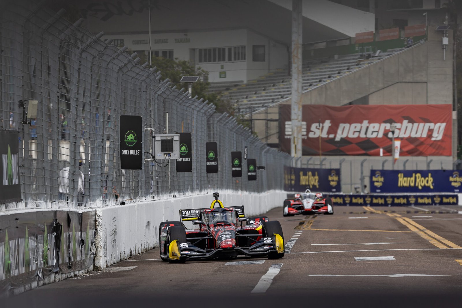 Felix Rosenqvist Heads Toward Turn 10 At St Pete