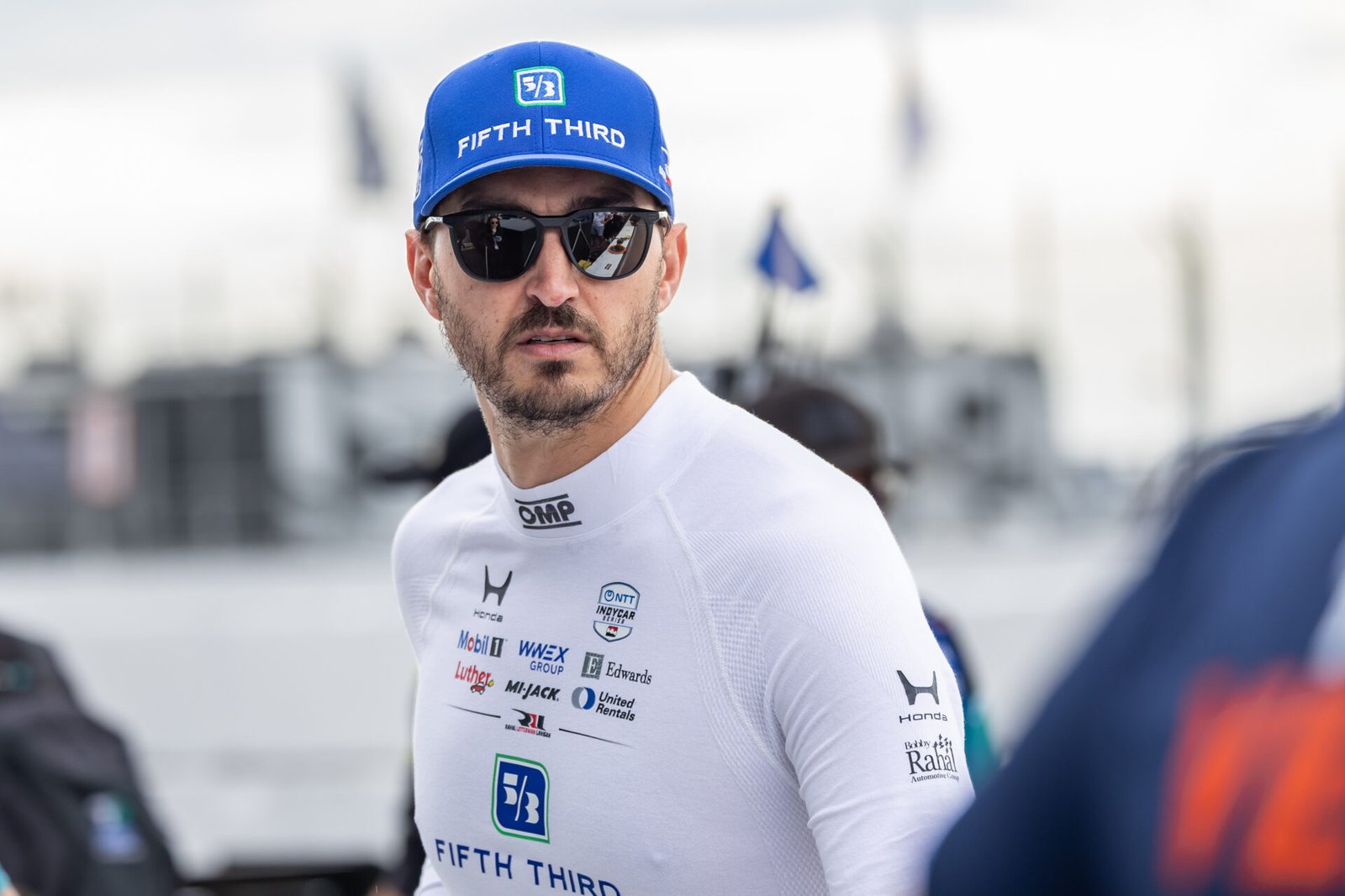 Graham Rahal On Pit Lane At St Pete