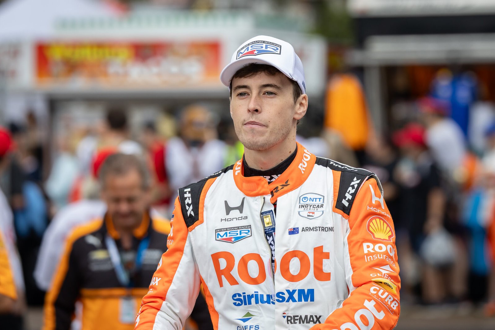 Marcus Armstrong Heading Toward Pit Lane At St Pete
