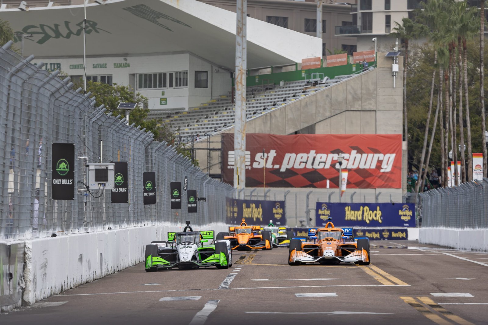 Scott Dixon Passes Louis Foster Entering Turn 10 At St Pete