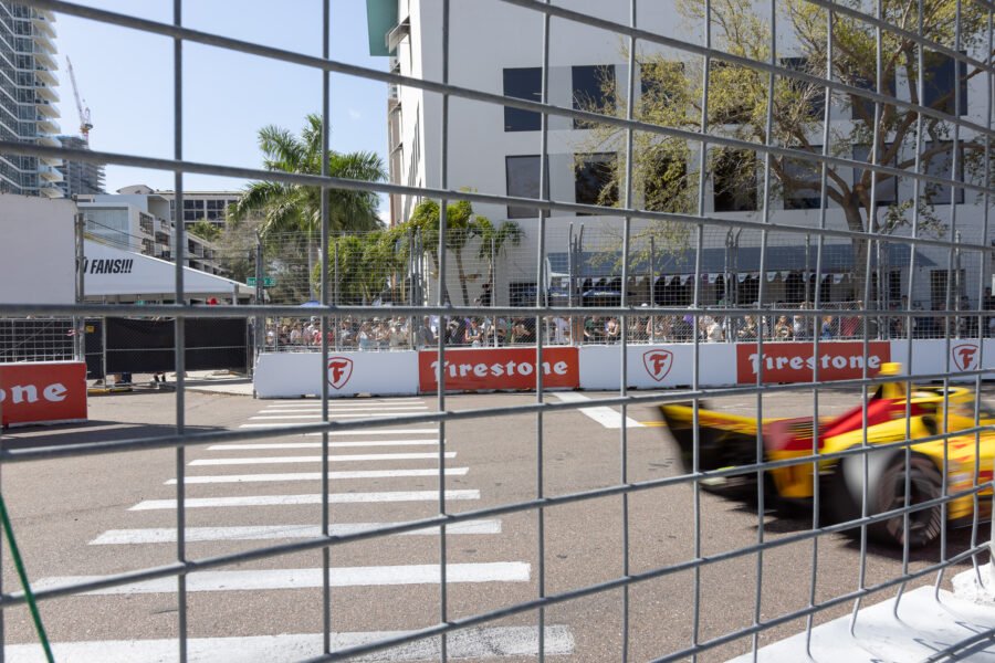 Fans Pack Sidewalks Along Streets In St Pete