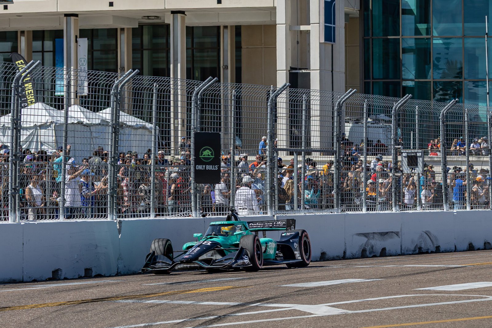 Marcus Ericsson Brakes For Turn 10 At St Pete