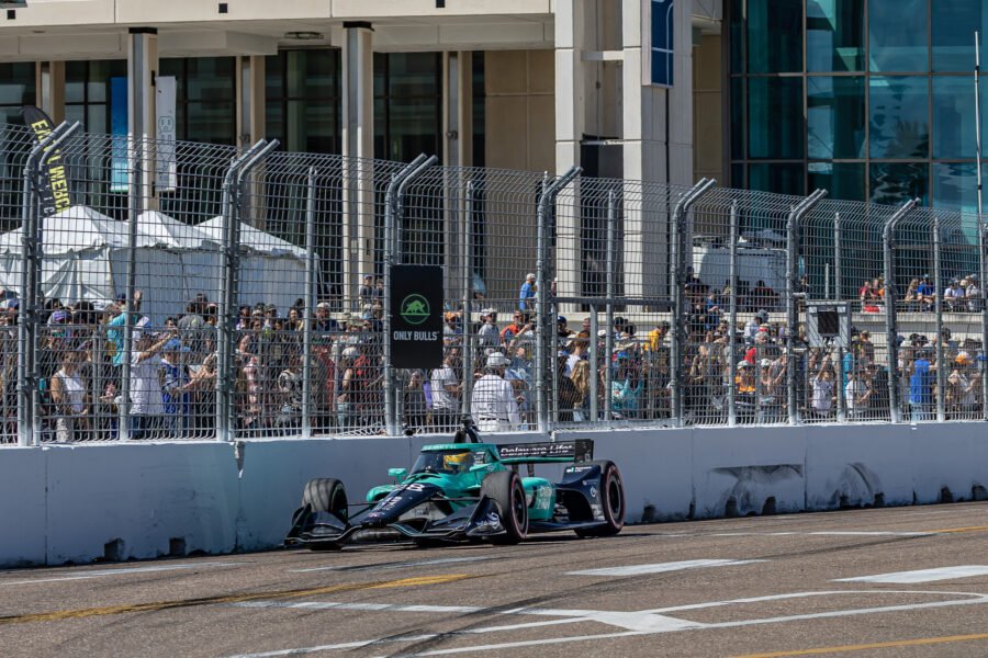 Marcus Ericsson Brakes For Turn 10 At St Pete
