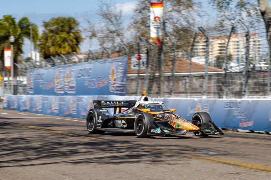 Dennis Hauger Exits Turn 9 At St Pete