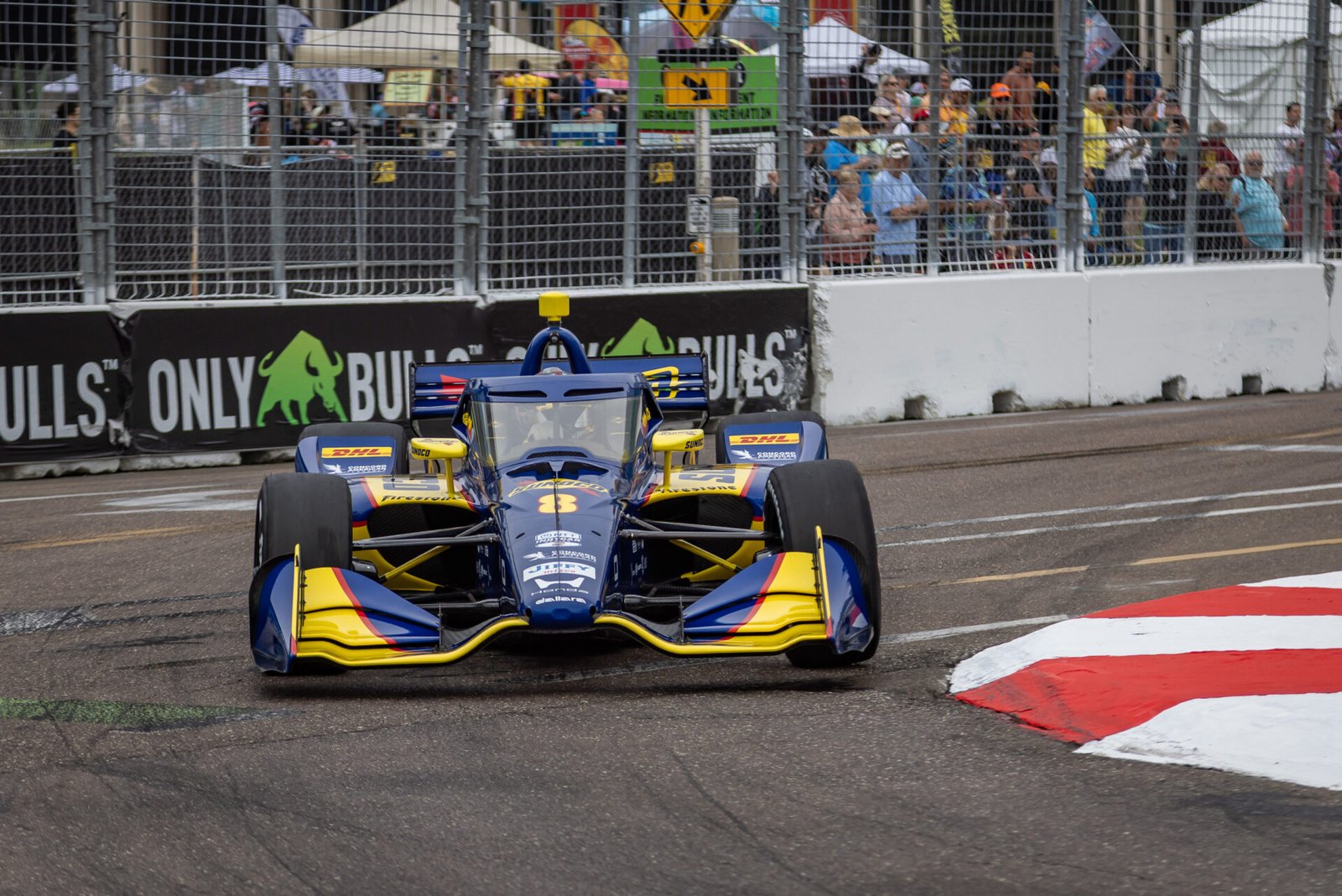 Kyffin Simpson Heads Into Turn 10 At St Pete